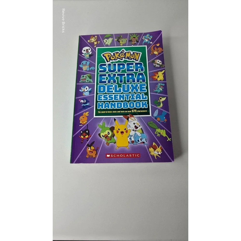 Pokémon super Extra Deluxe Essential Handbook isbn 9781338714128 scholastic fact